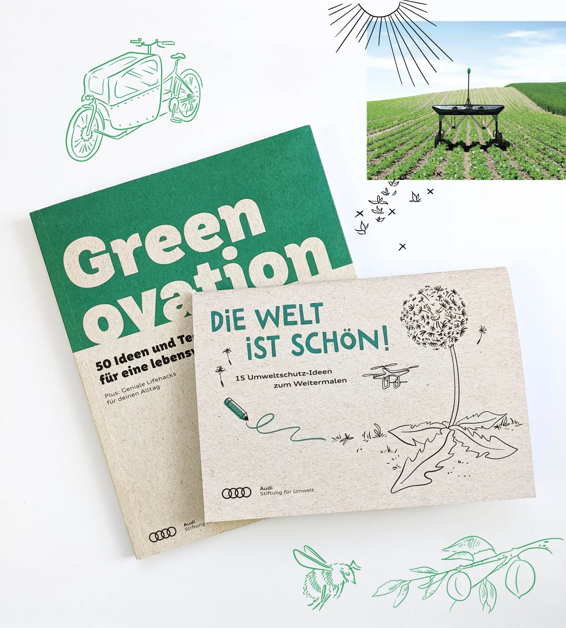 Header Bild Ideen, Technologien, und ein Malbuch für eine bessere Zukunft